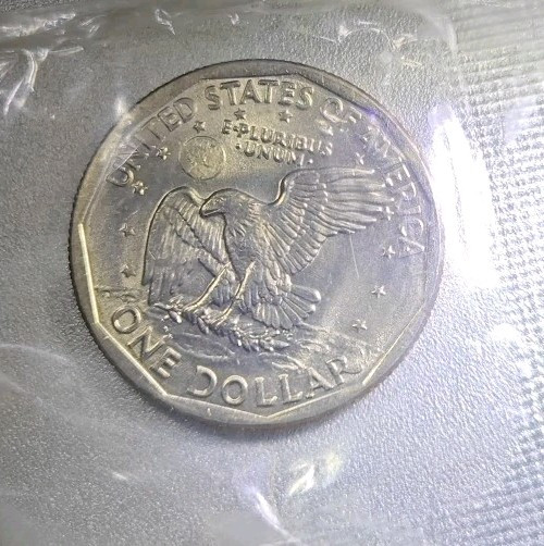 1979-D Susan B. Anthony One Dollar Filled D Rare error
