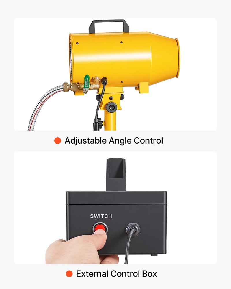 VEVOR Foam Machine Adjustable Angle Control Foam Maker with Triangular Structure