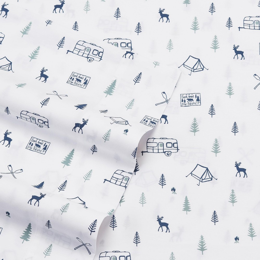 - Twin Sheet Set, Cotton Percale Bed Sheets, Crisp & Cool Bed Sheets, Ideal D...