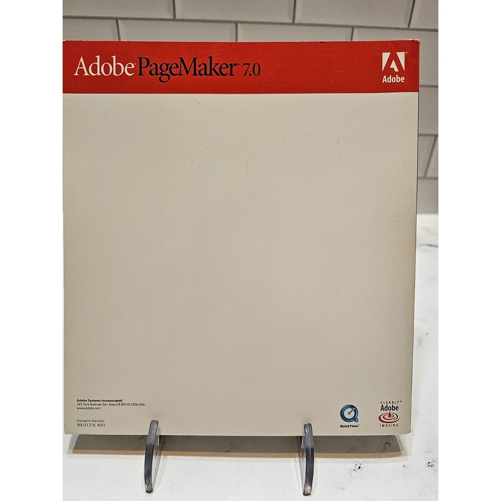 Adobe Pagemaker 7.0 User Guide circa 2001