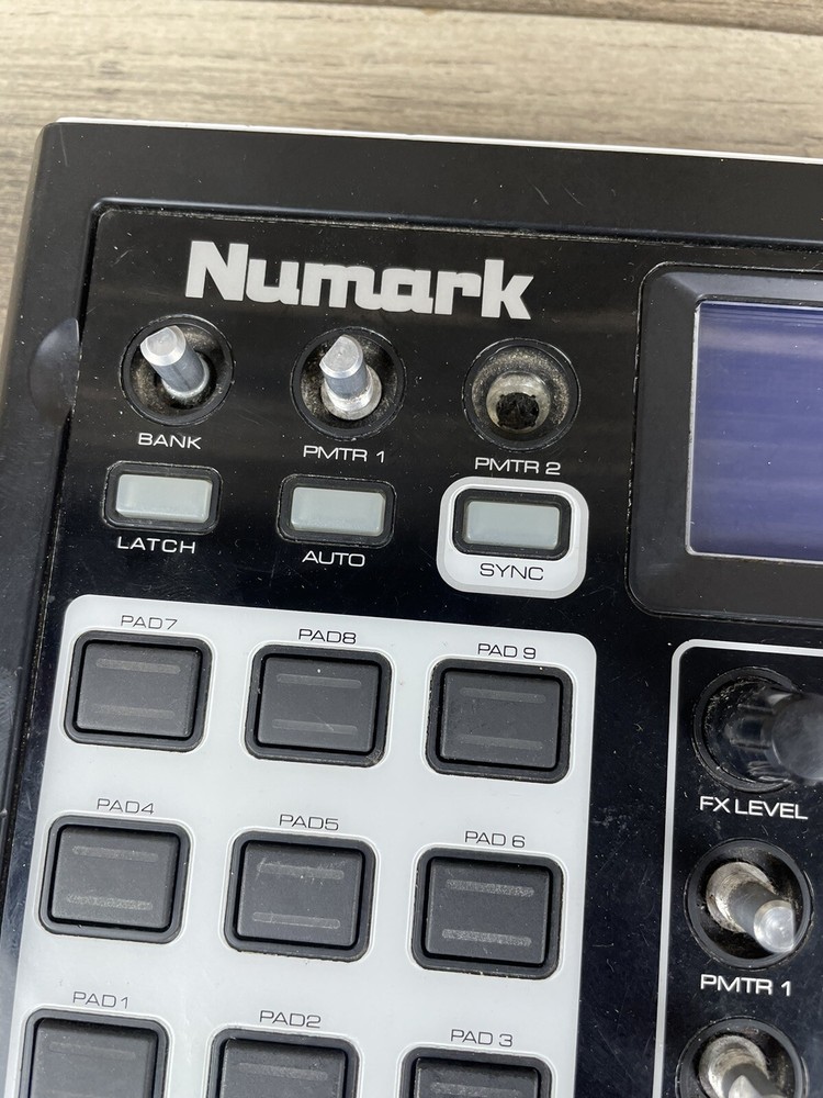 Numark NUVJ arkaos Mixer Controller ⚠️powers On No Other Testing ⚠️sold As-is
