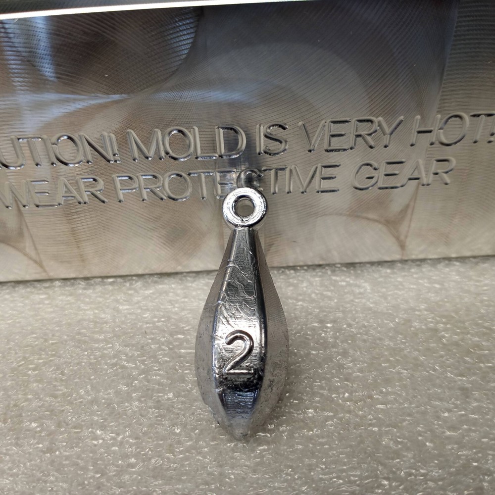 2 oz Bank Sinker 16 Cavity Production Mold