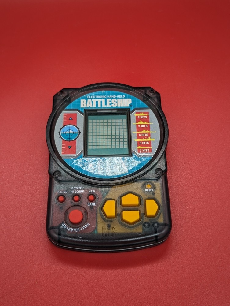 Battleship Electronic HandHeld Game 1995 Great Working Condition