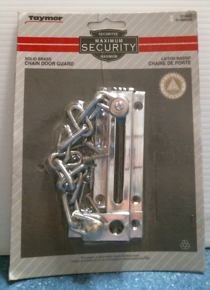 Taymor Solid Brass Chain Door Guard   (37-4805) FS