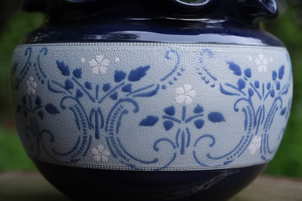 Lovatt’s Langley Ware Cobalt Blue Jardinière c.1908–1925