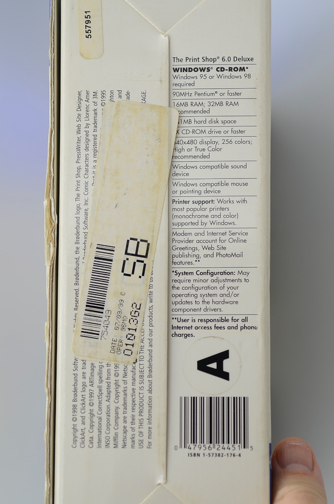 The Print Shop Deluxe Version 6 Windows 95 CD-ROM