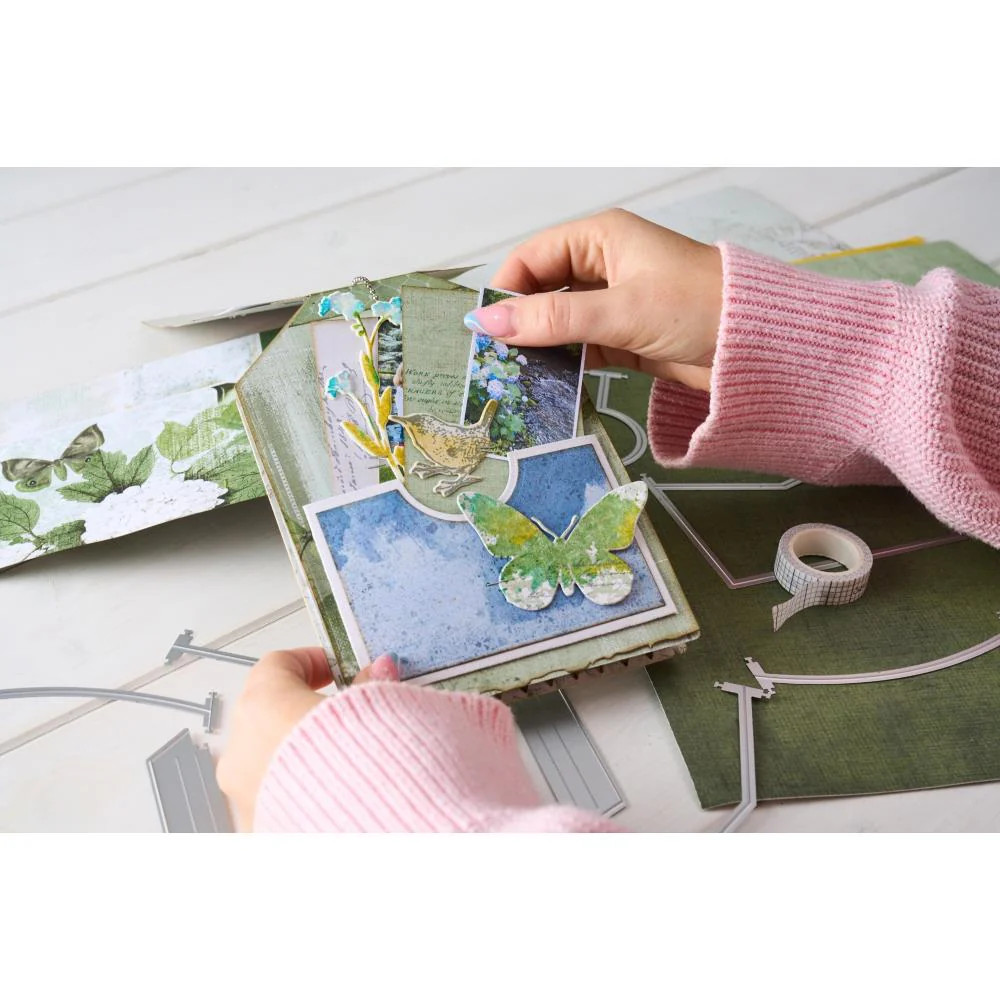 Sizzix Thinlits Snap & Swap Set - Pockets, 666877 by 49 & Market