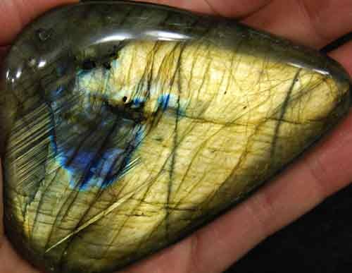 Labradorite Palm Stone #37
