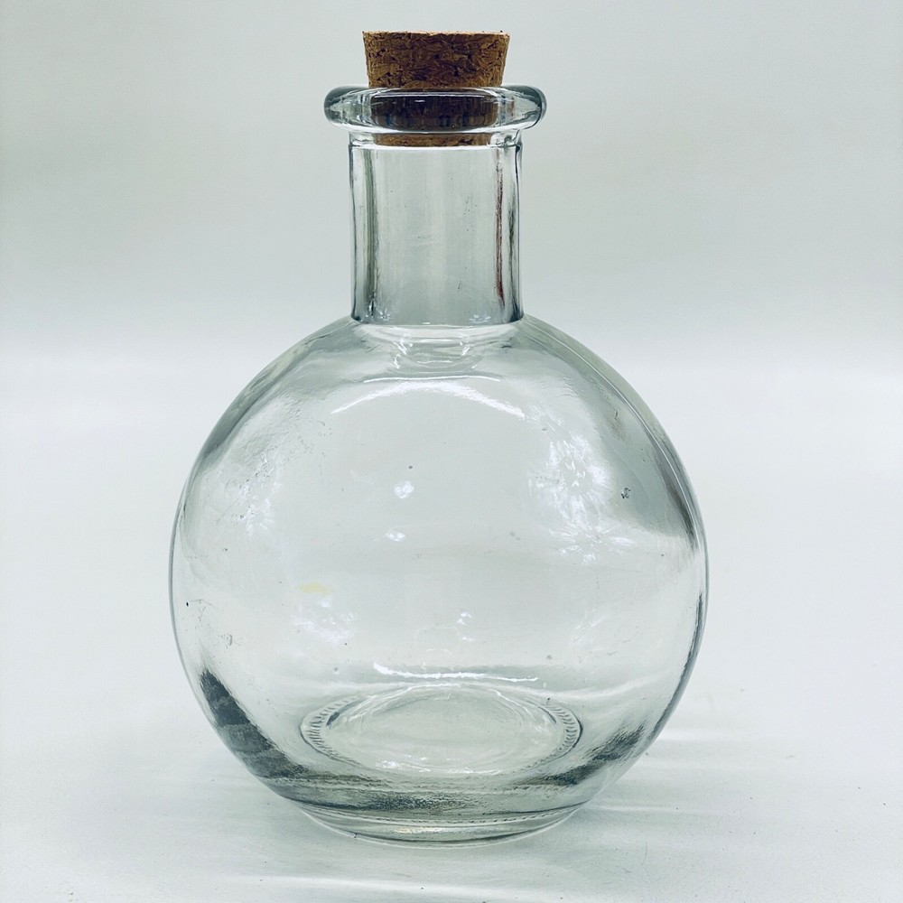 Ashland Round Glass Cork 4" Bottle