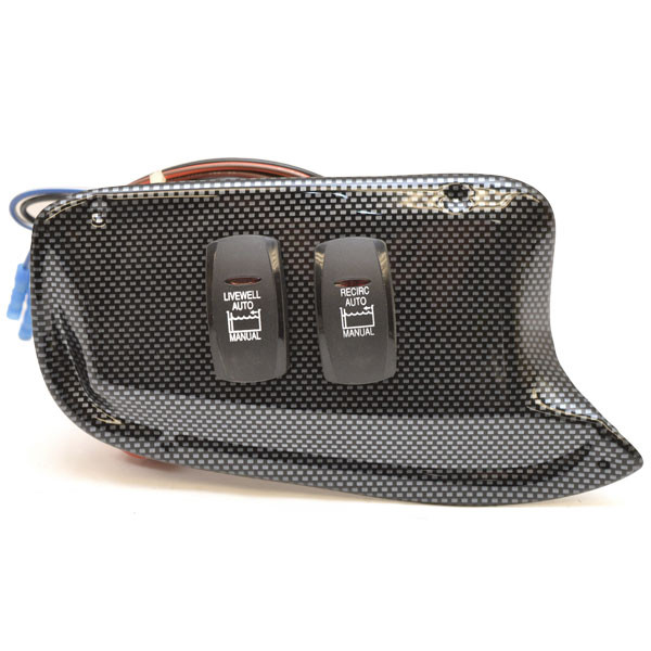 Tracker Boat Switch Panel 188782 | Triton Tx Black Silver