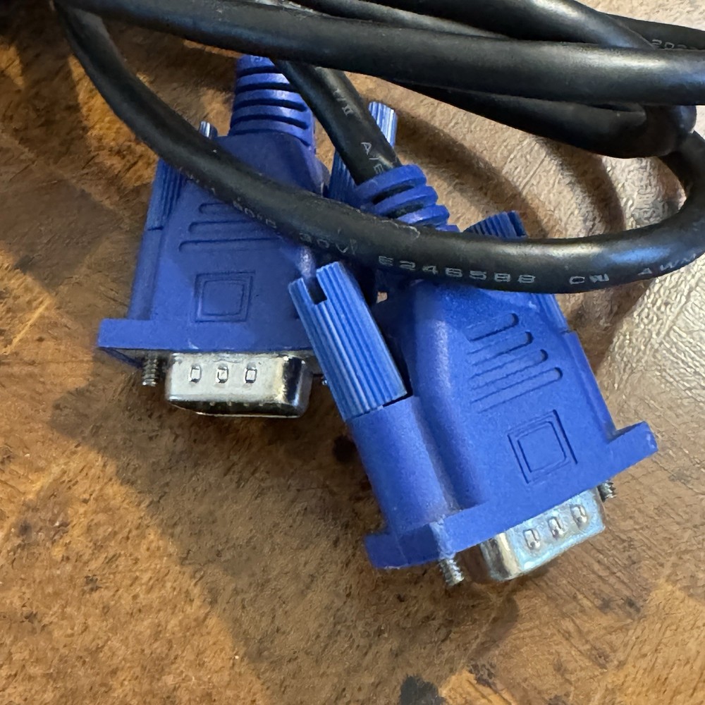 Cable & Adapter Lot – HDMI, VGA, USB-C, Micro-USB, Printer Cable, Batteries