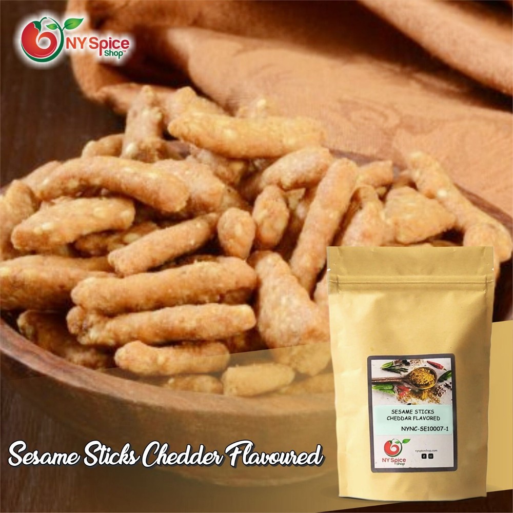 Sesame Sticks Cheddar Flavored Item Weight 8oz-5lb