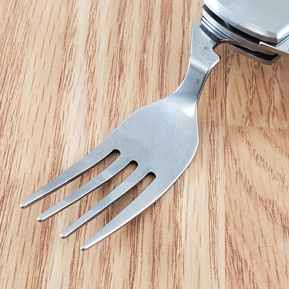 Browning Camping Knife Stainless Handle Blade Fork Spoon Bottle/Can Openers