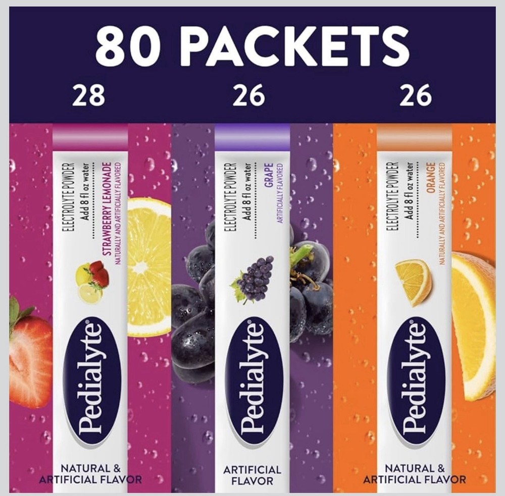 Pedialyte Hydration Station Multipack, Electrolyte Hydration Drink, 0.3-Oz Elect