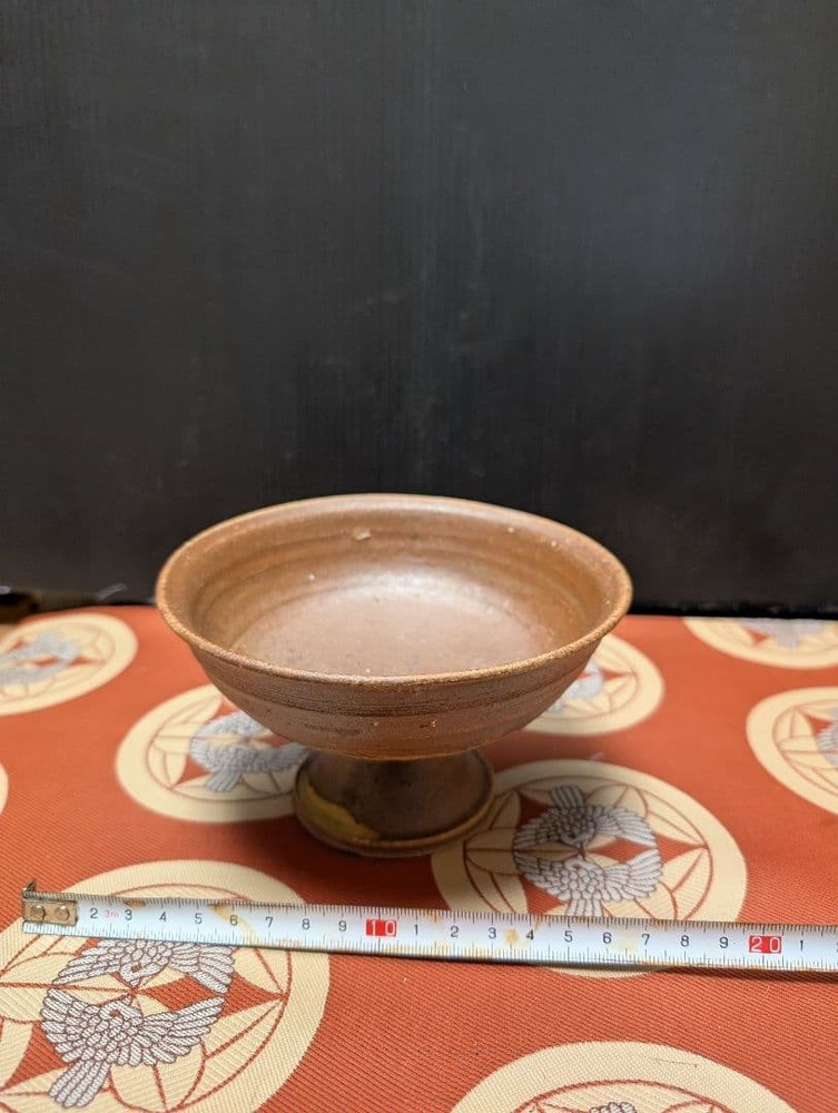 Tea Utensils with elevated stand brown approx 15cm