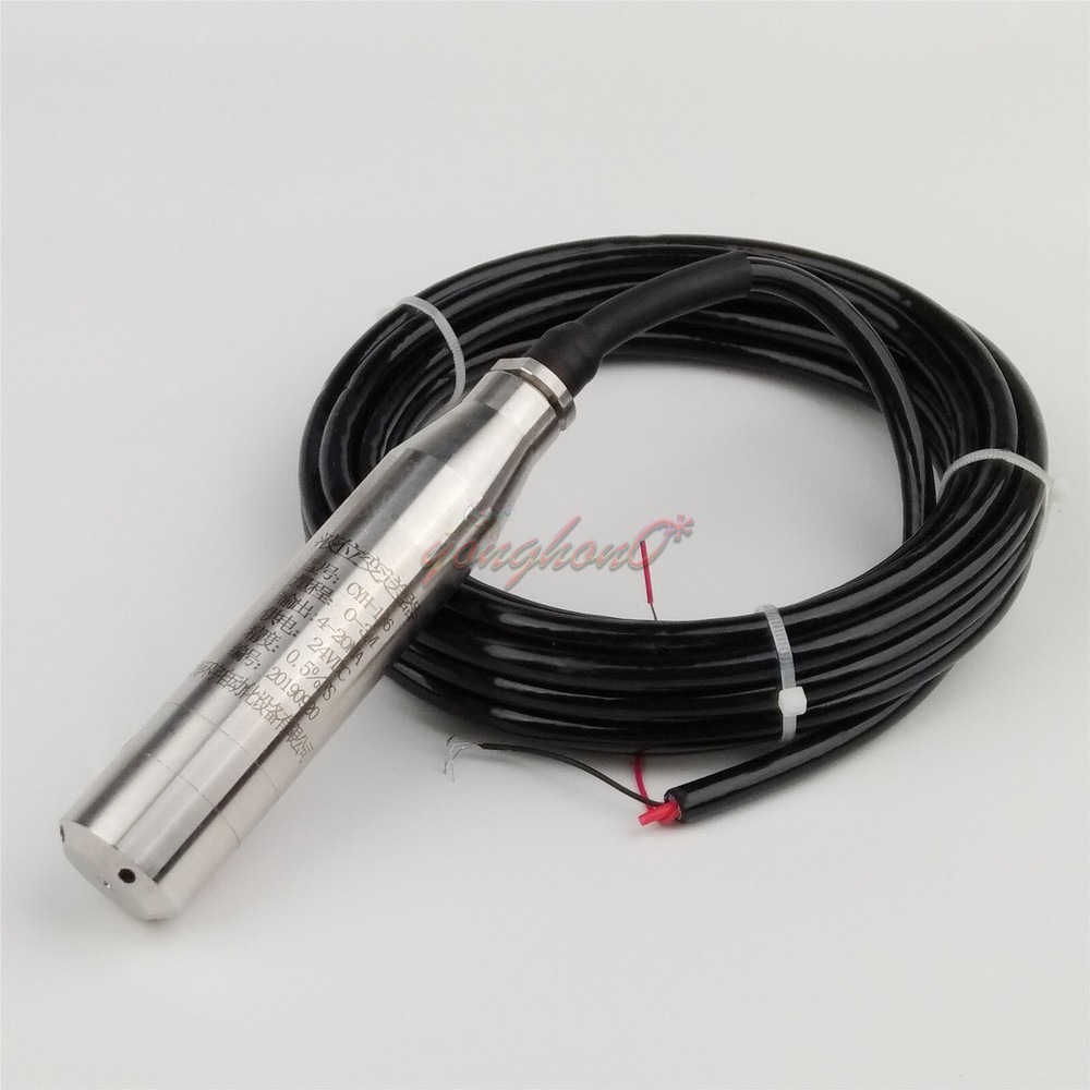 4-20MA Water Level Transmitter Liquid Level Transducer Sensor 0.5m Range