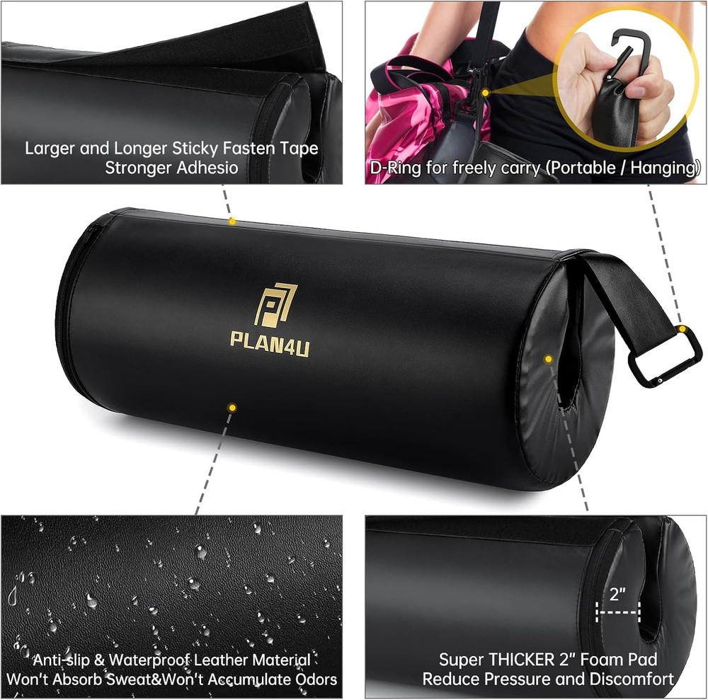 Barbell Pad for Bench Press Hip Thrust Weightlifting, Upgraded Board Press with