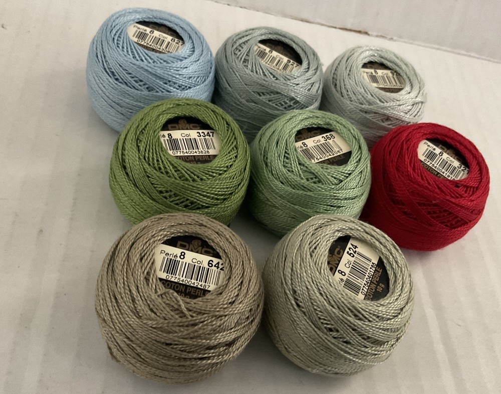 DMC Perle 8, Lot Of 8