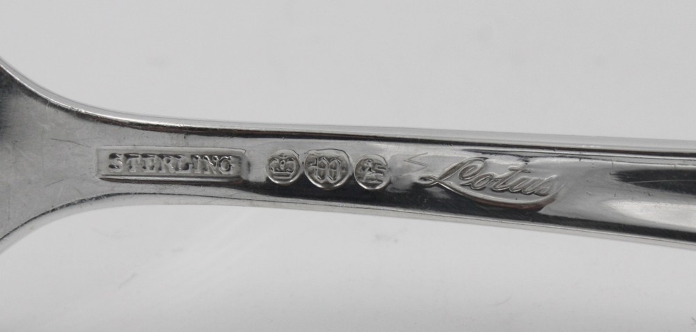 Sterling Silver Watson Lotus Salad Fork