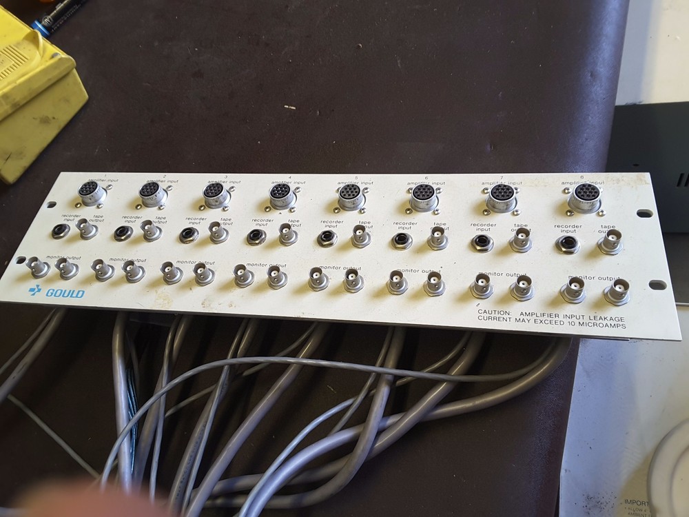 GOULD 11-1605-34 AMPLIFIER IMPUT OUTPUT CONTROL PANEL ASSEMBLY $149