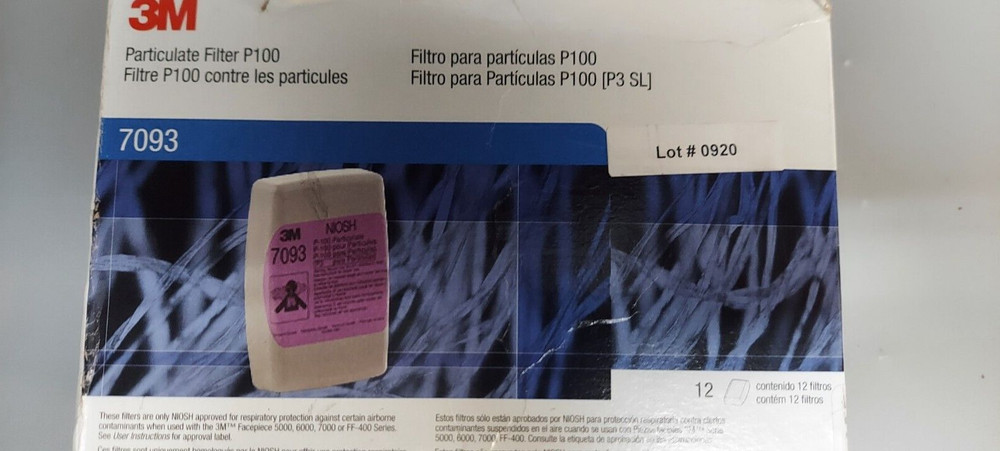 12-Pack of 3M Filter P100 (7093)