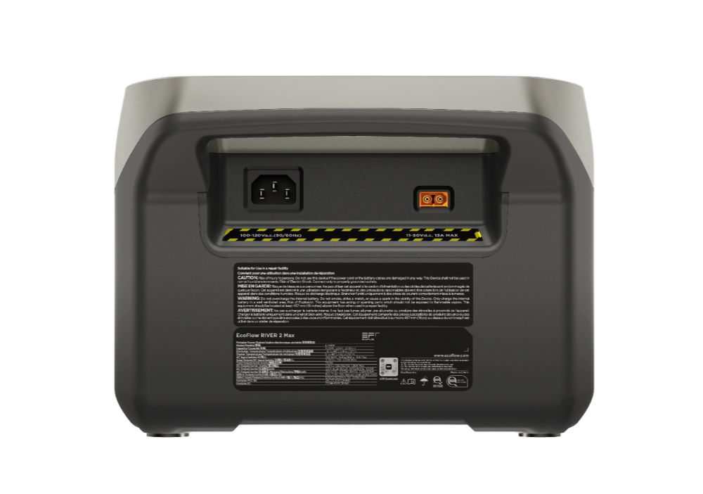EcoFlow Solar Generator RIVER 2 Max 512Wh+110W Solar Panel Certified Refurbished