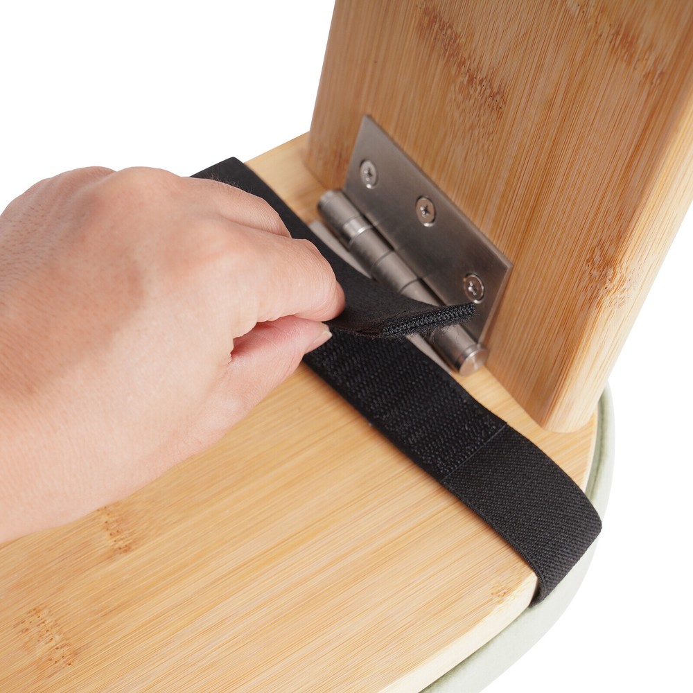 Foldable&Ergonomic Meditation Stool Foldable Kneeling Meditation Bench w/Cushion