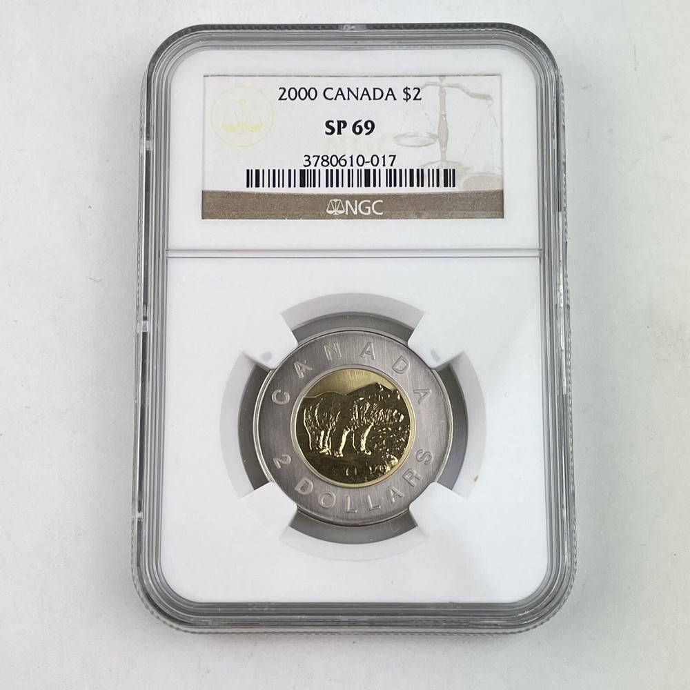 2000 Canada $2 Two Dollars SP 69 SP69 NGC Graded