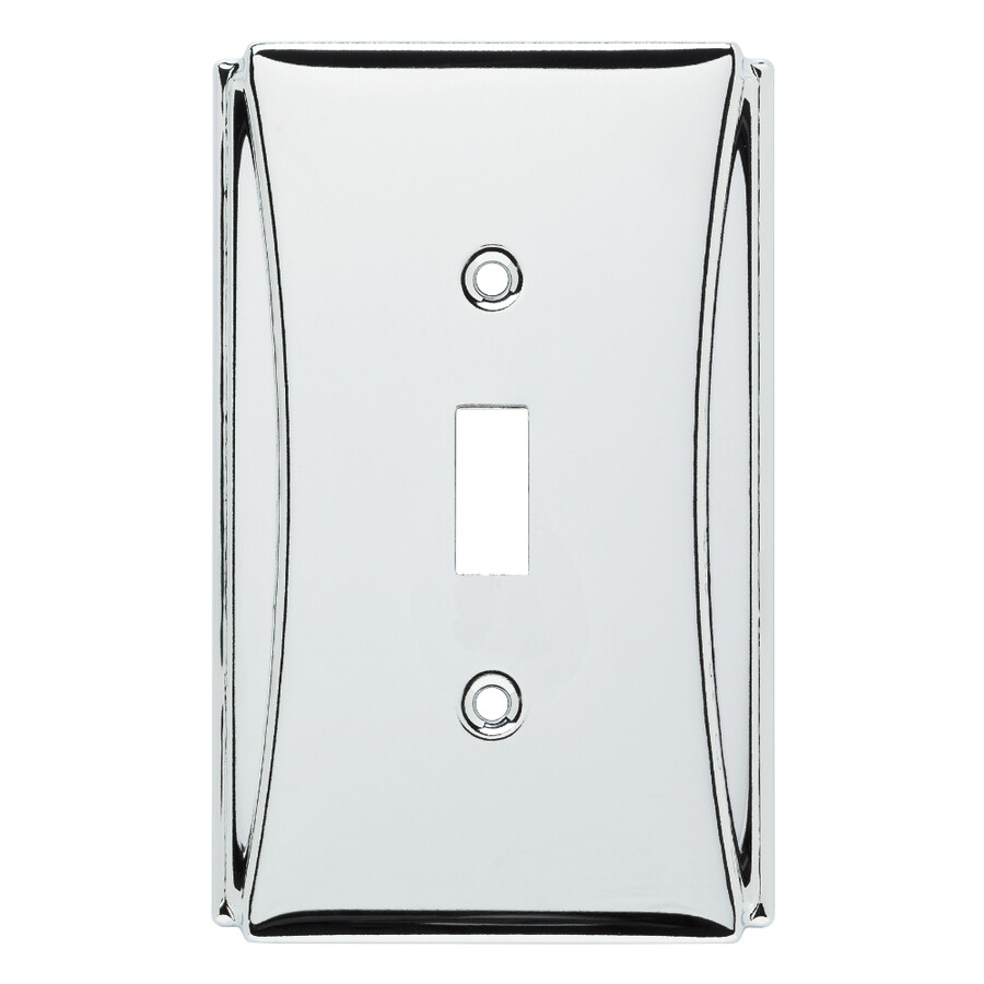 Brainerd W35390-PC Upton Polished Chrome Single Toggle Switch Cover Plate