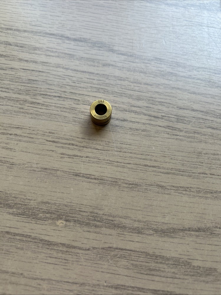 REDDING TITANIUM NITRIDE NECK SIZE BUSHING .261 DIAMETER