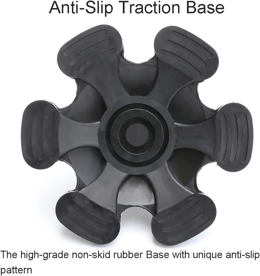 Durable Self-Standing Cane Tip - 6 Support Feet for Extra Stability and Comfort