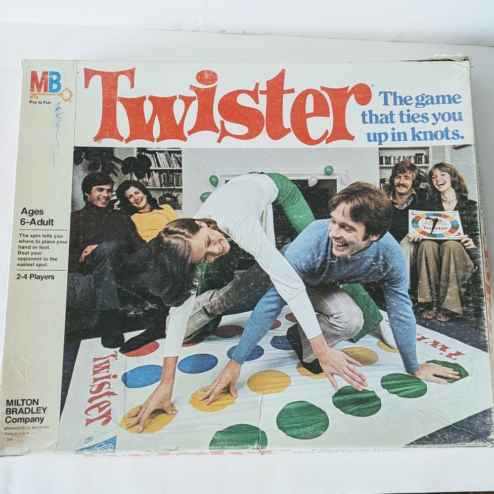 1974 Game Twister Milton Bradley