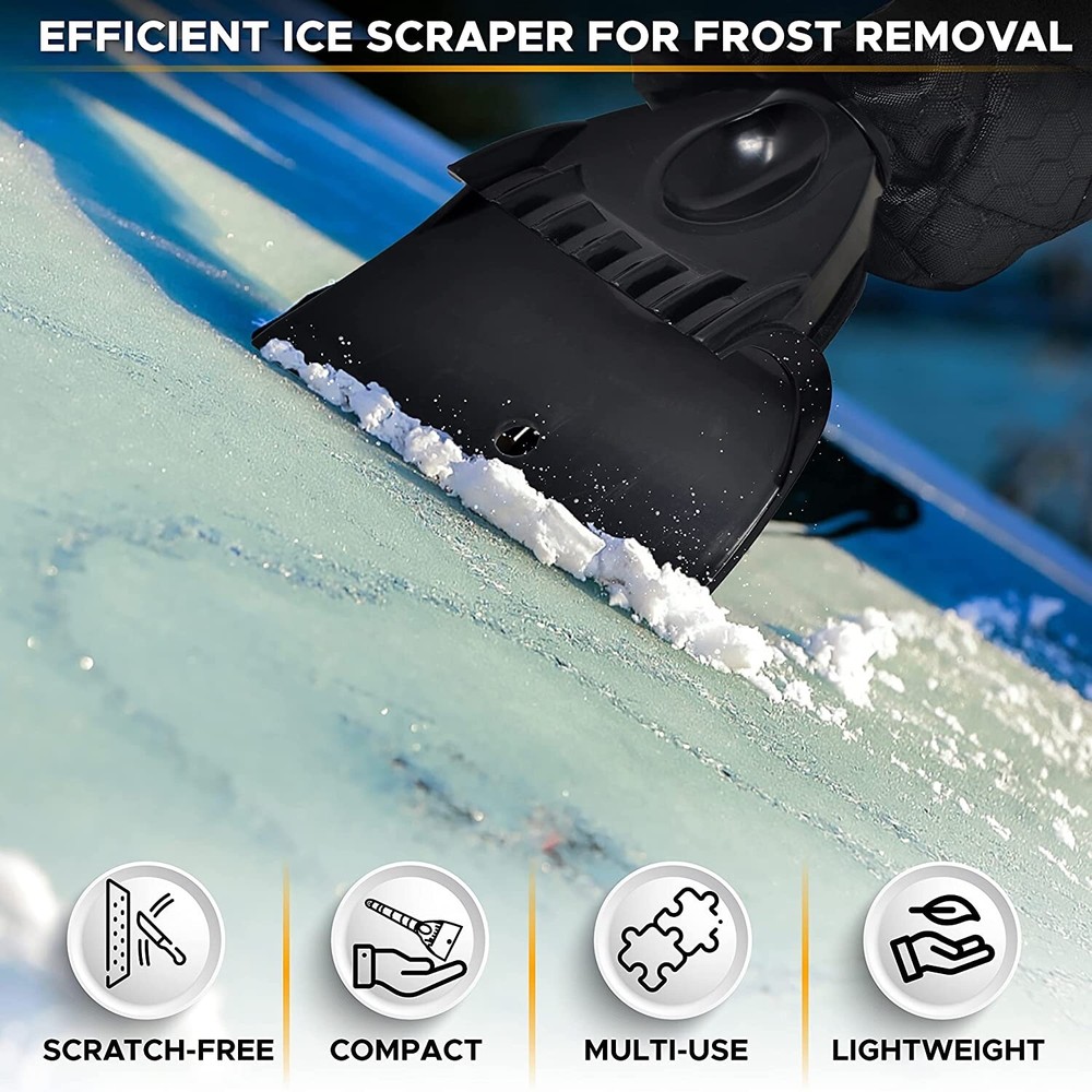 EcoNour Ice Scraper Mitt for Car Windshield