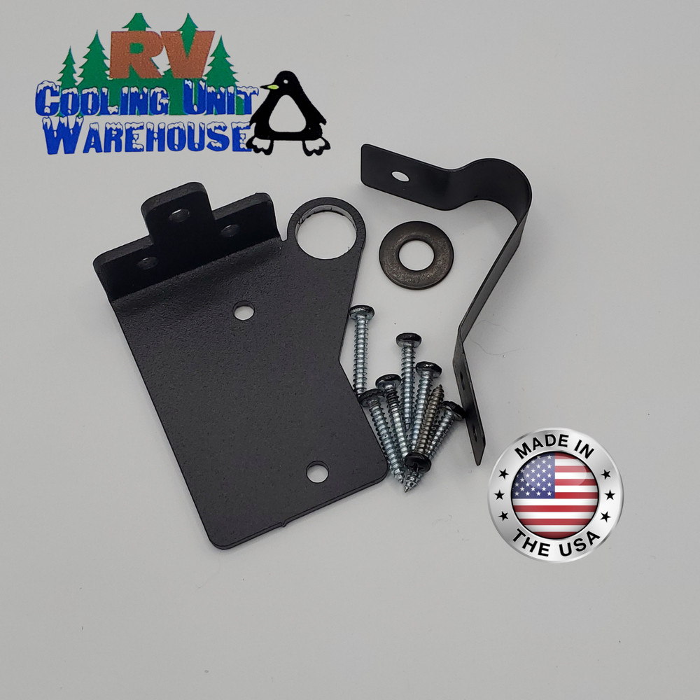 Norcold RV DOOR  LOWER RIGHT Corner  HINGE REPAIR Kit w/SUPPORT BAND Polar Model