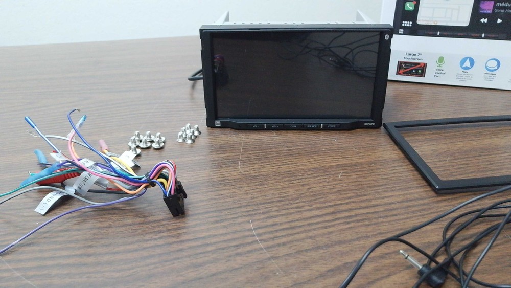 Dual DCPA701-4 7″ Double DIN Touchscreen Multimedia Receiver - USED ASIS