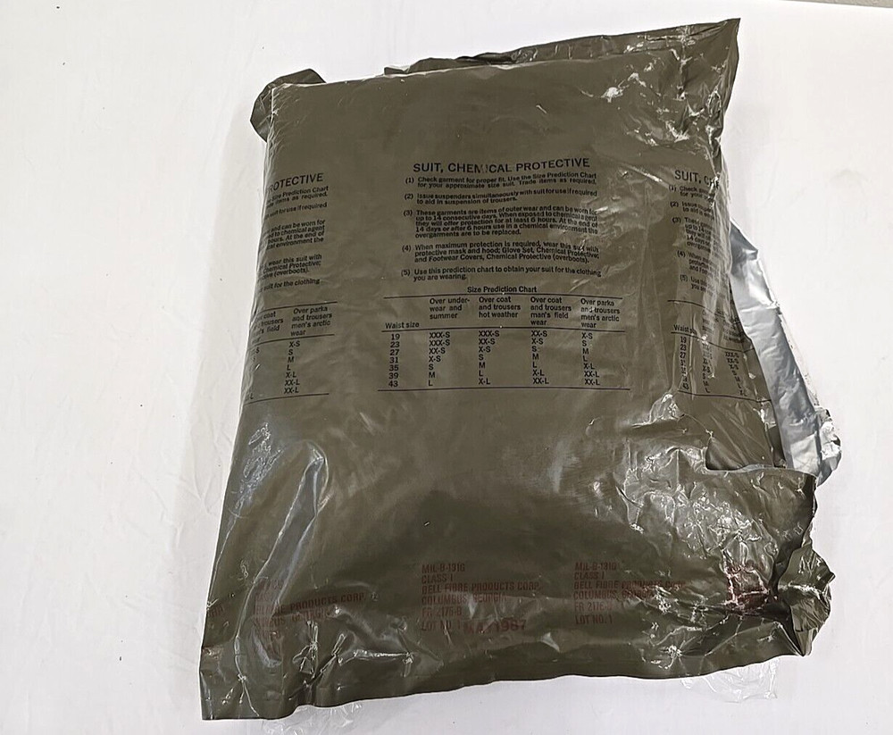 Suit Chemical Protective Class 1 Large #4