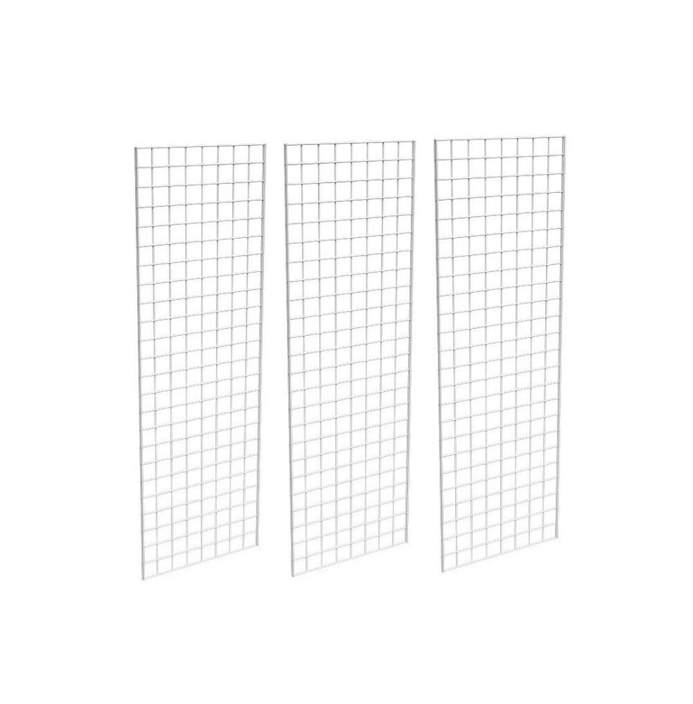White Gridwall Panel 2' x 6' ( 3 panels)