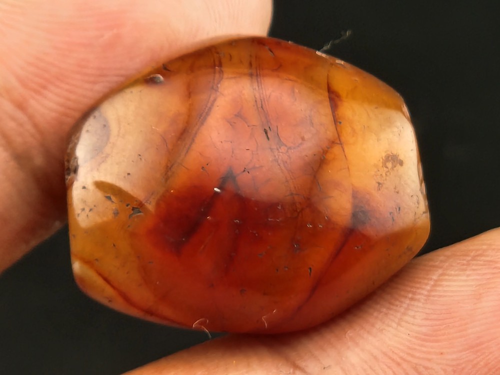 Large Ancient Carnelian Stone Dzi Bead over 2000 Years Old agate beads