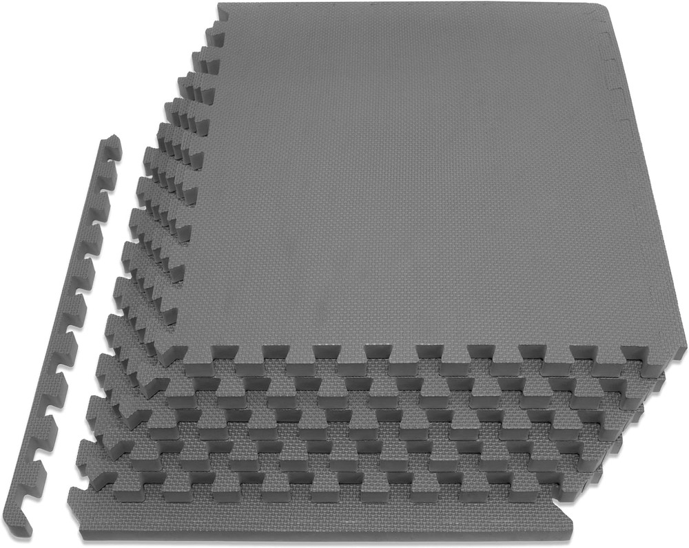 Prosourcefit Extra Thick Puzzle Exercise Mat ¾” and 1", EVA Foam Interlocking Ti