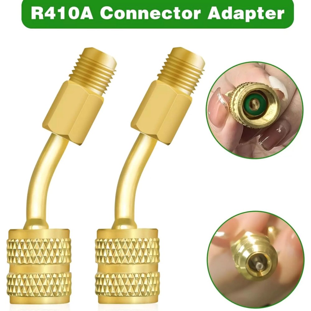 1 Set R410A Adapter Kit Mini Split Adapter 5/16 -1/4 Coupler High Quality