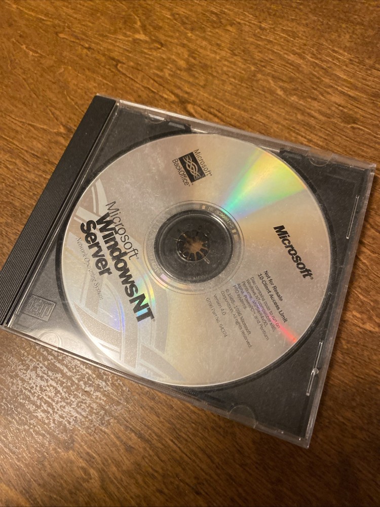 Microsoft WindowsNT Server CD Operating System