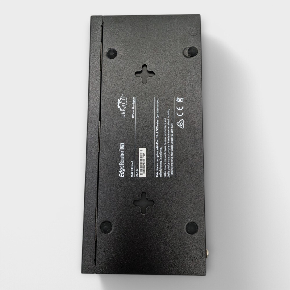Ubiquiti Networks Networks EdgeRouter Lite 3-Port Router (Untested)
