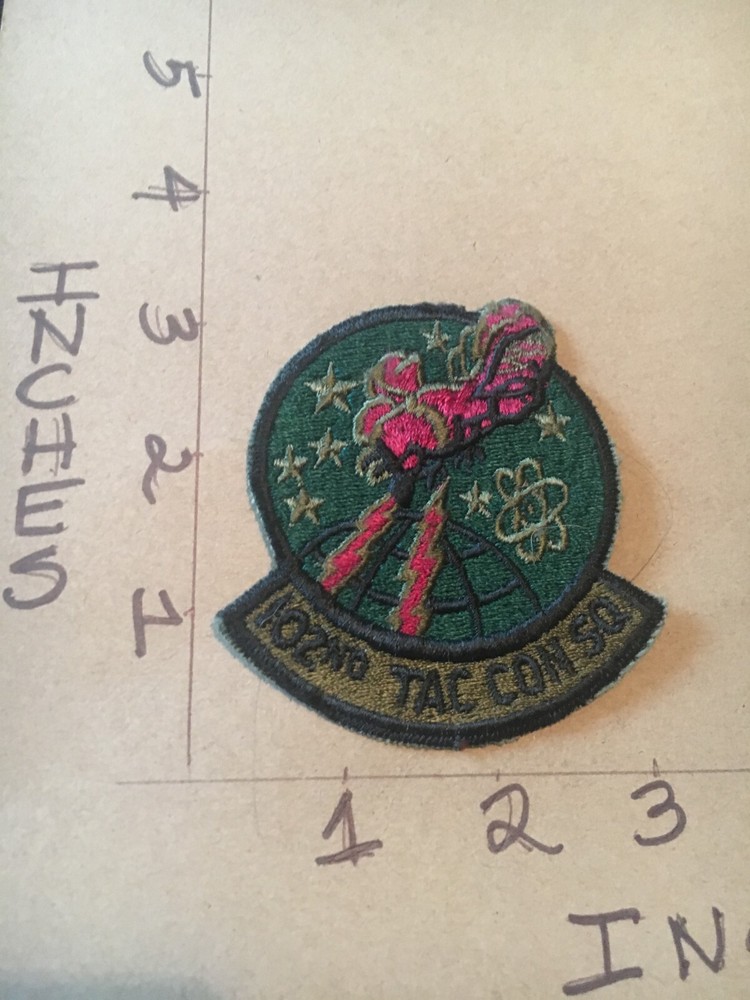 USAF 102nd Tactical Control Squadron subdued patch 5/28/25