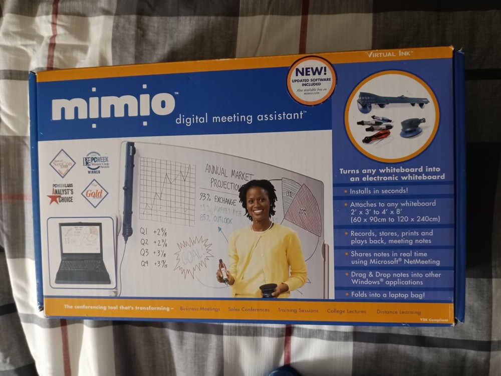 Quartet Mimio Digital Meeting Assistant Electronic Whiteboard Scanner