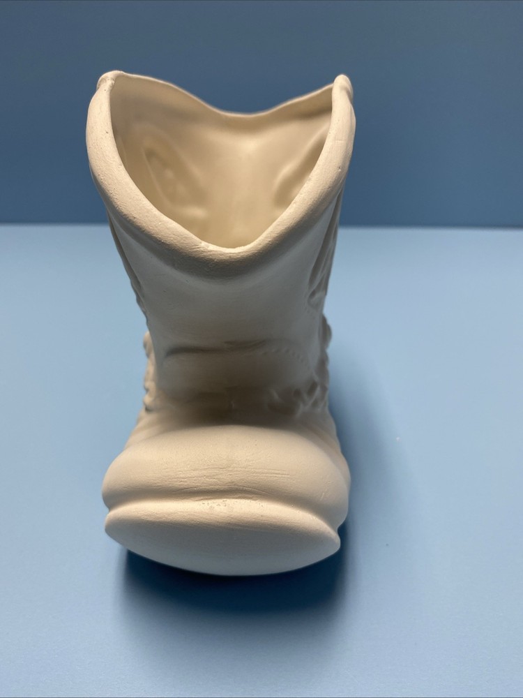 Ceramic Bisque Cowboy Boot Ready To Paint