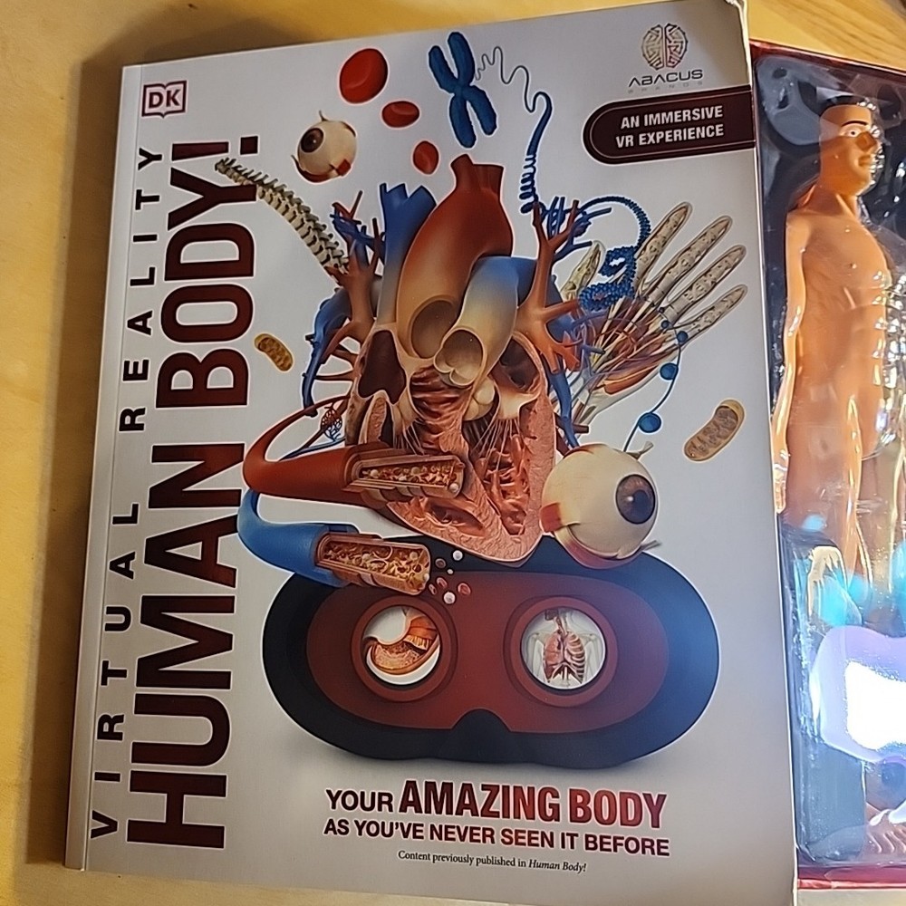 Abacus Brands Virtual Reality Human Body Learning Activity Set VR Goggles