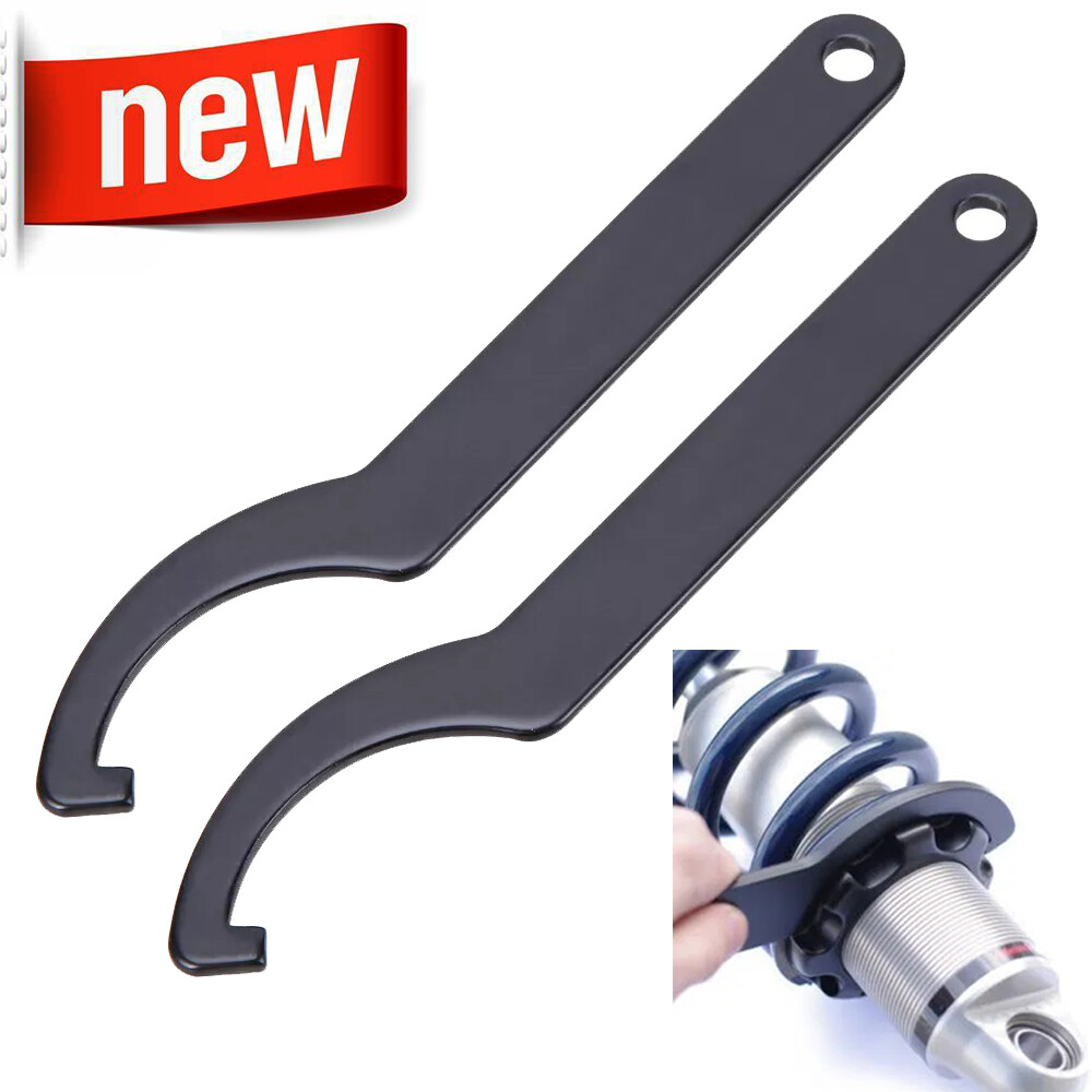2x Coil Over Wrench Shock Suspension Spanner Universal Adjustable Wrenches Tool