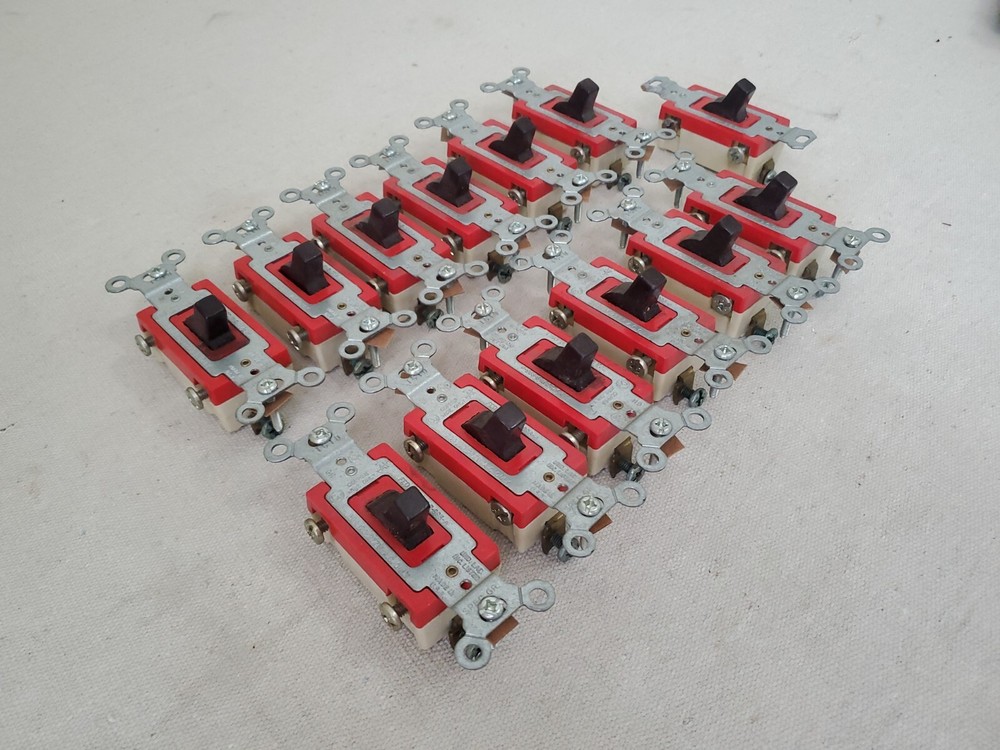 (PACK OF 13) GE TOGGLE SWITCH SPEC GRADE 20A BROWN