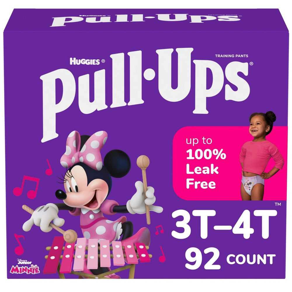 Pull-Ups Girls' Learning Designs Training Pants Econ+ Pack - Size 3T-4T -