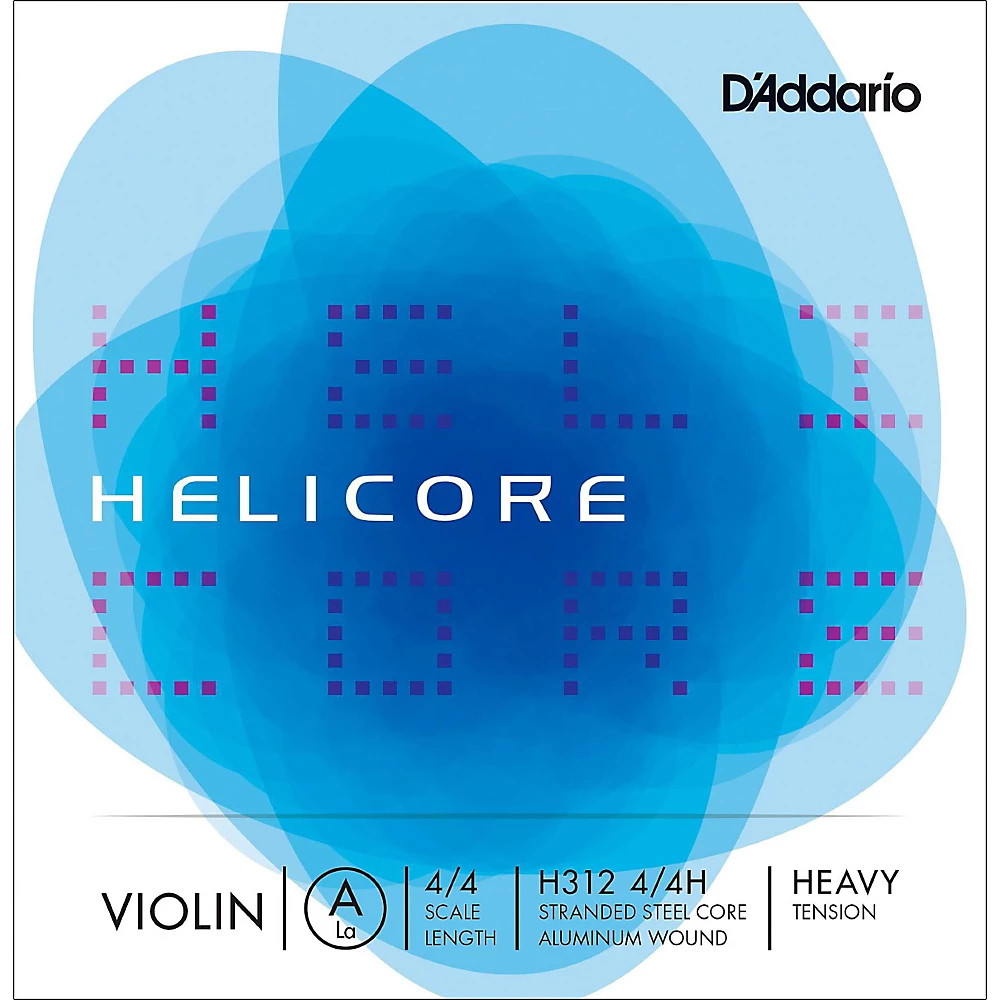 D'Addario Helicore Violin Single A String 4/4 Size Heavy